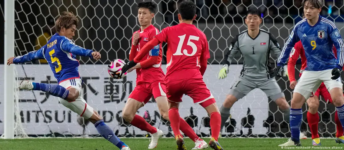 Football: North Korea loses 1-0 to Japan, cancels next game