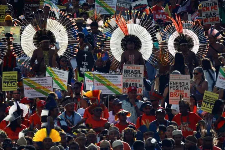 Brazil: Indigenous people protest over ancestral lands