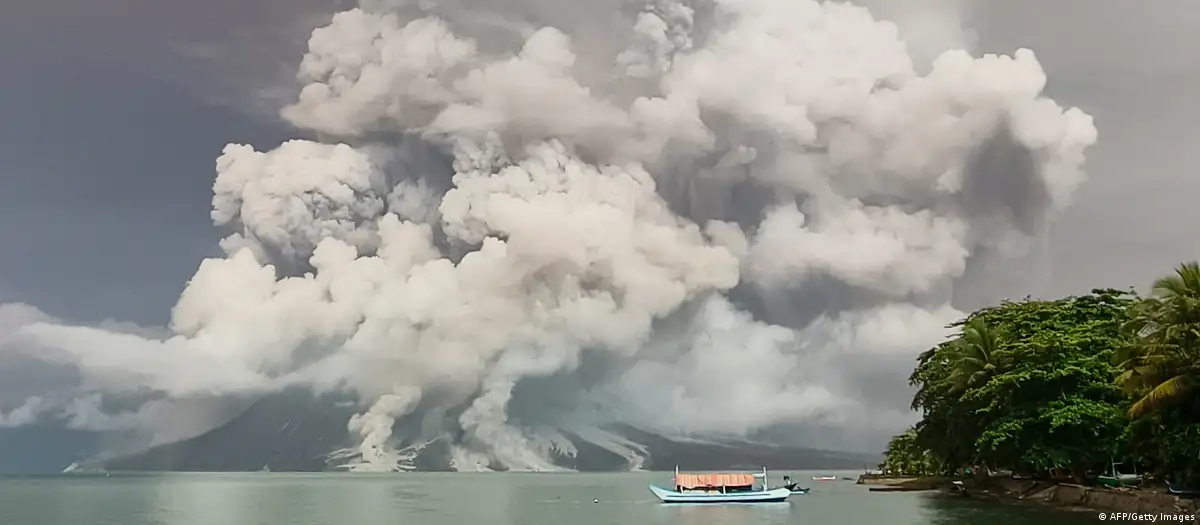 Indonesia's Ruang volcano erupts again, closing airport