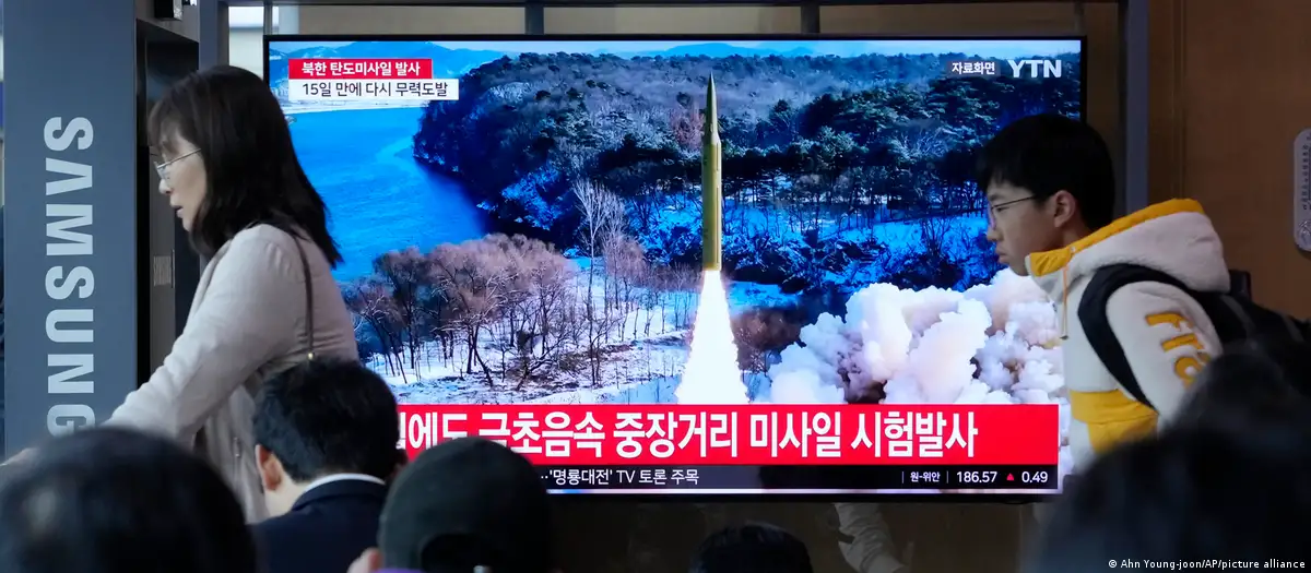 North Korea launches suspected ballistic missiles into sea