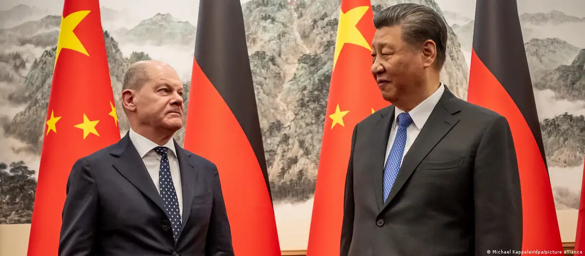 Olaf Scholz meets Xi Jinping in China