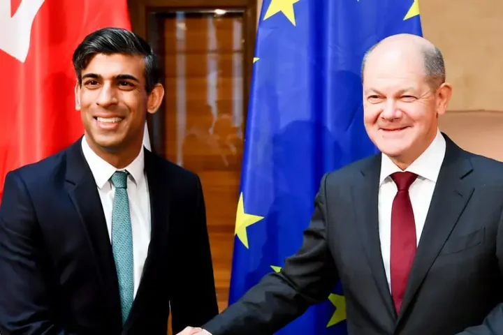 Olaf Scholz, Rishi Sunak boost defense ties in Berlin