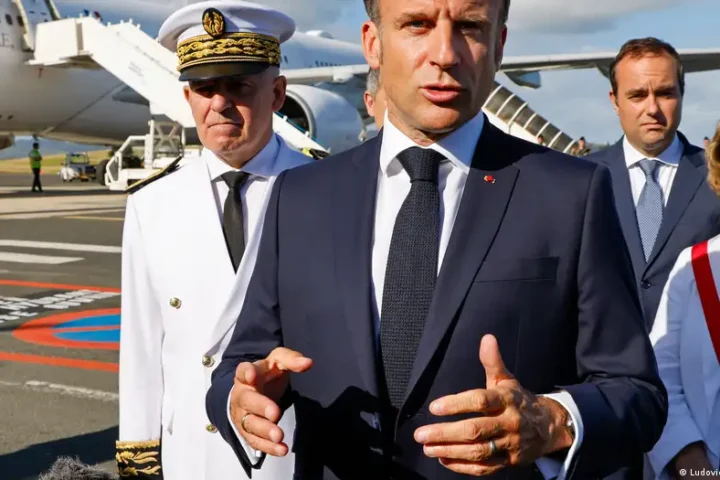 France's Macron holds talks in riot-hit New Caledonia