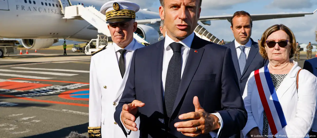 France's Macron holds talks in riot-hit New Caledonia