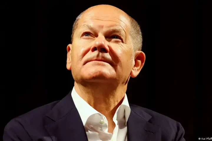 Germany's Scholz disrupted by protesters at Catholic event