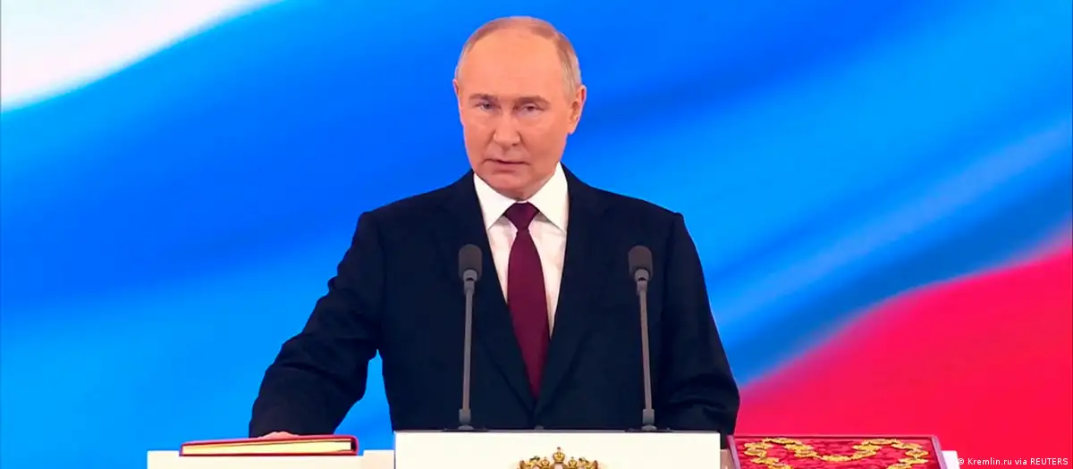 Russia's Putin sworn in for new six-year term