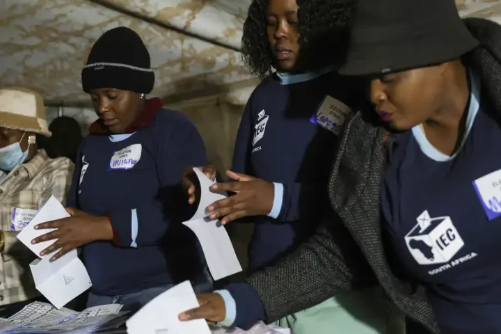 South Africa election: Vote count underway amid high turnout