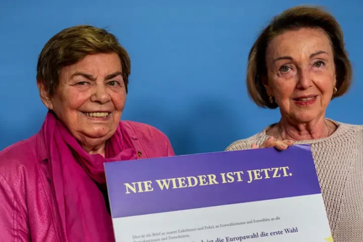 Holocaust survivors urge young EU voters to shun far right