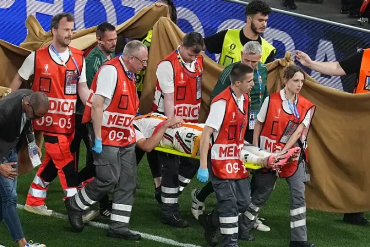 Euro 2024: Hungary's Varga in stable condition after injury
