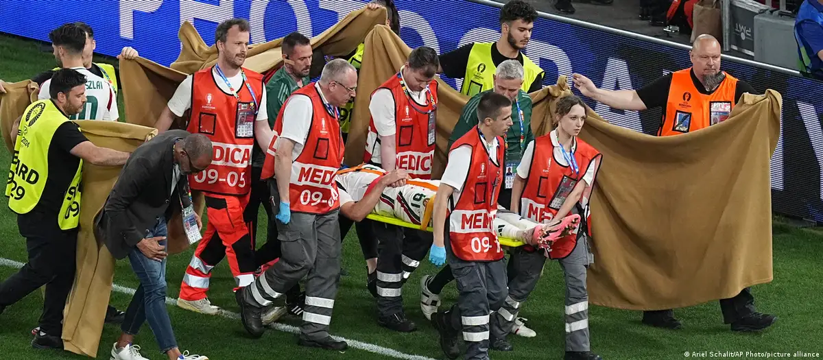 Euro 2024: Hungary's Varga in stable condition after injury