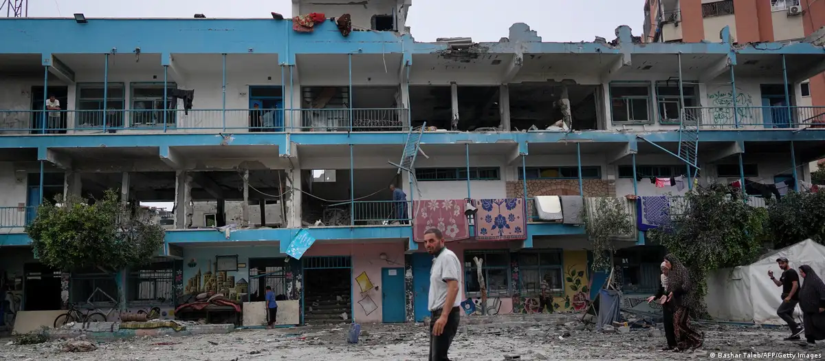 Israel-Hamas war: Israeli strike on Gaza school kills dozens