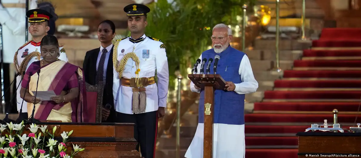 India: Modi sworn in as prime minister for third term