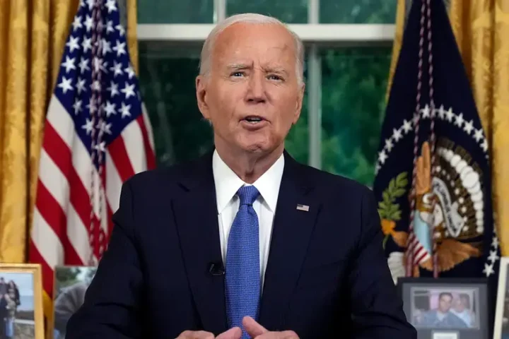 Biden explains move to 'pass the torch' to 'capable' Harris