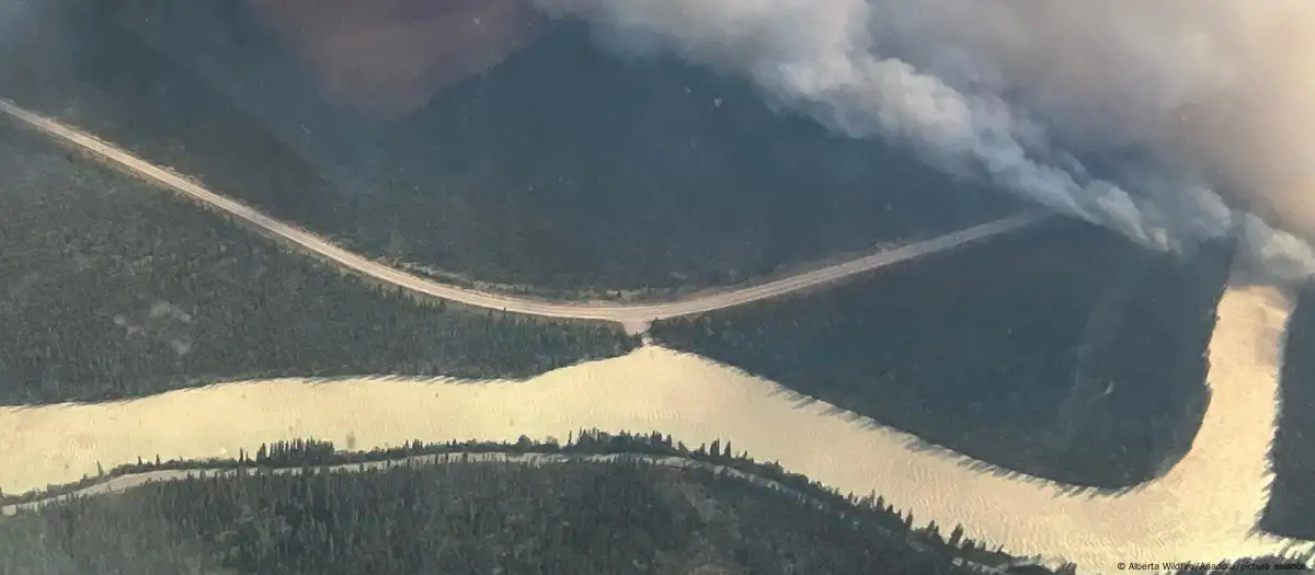 Wildfire reaches Canada's Jasper National Park