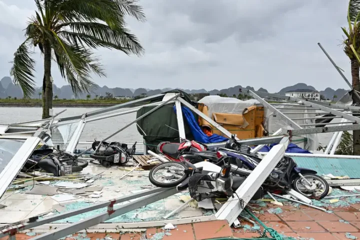 Dozens dead as Typhoon Yagi slams into Vietnam