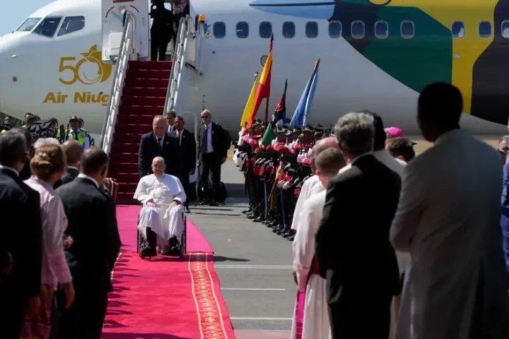 Pope Francis arrives in East Timor for mammoth Mass