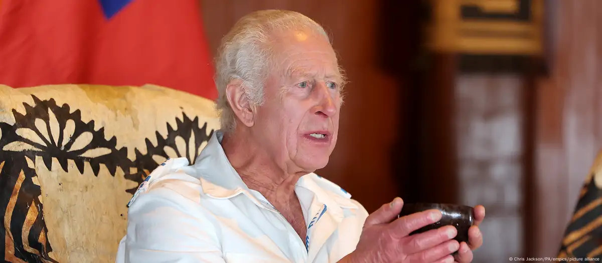 King Charles sips narcotic brew in Samoa