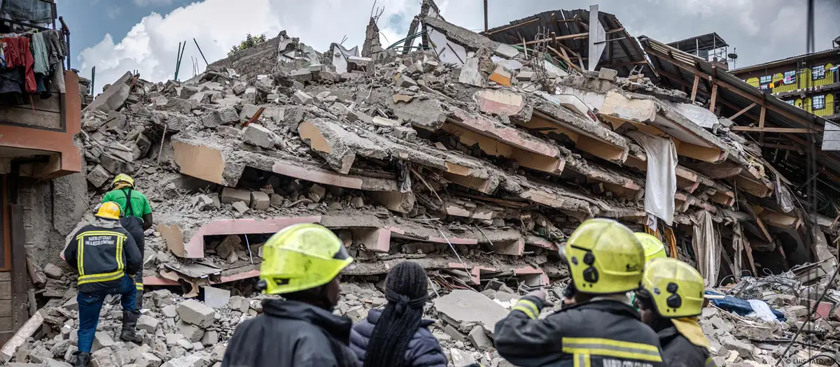 Kenya: Multistory building collapses in Nairobi