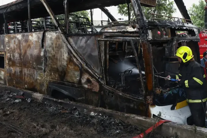 Thailand: Several dead in school bus fire