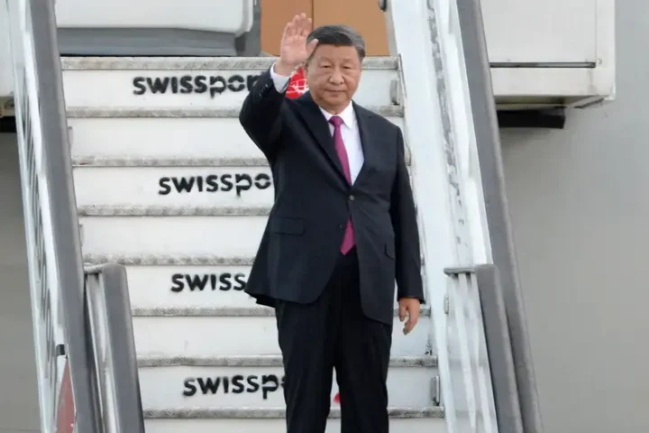 China's President Xi arrives in Brazil for G20 summit