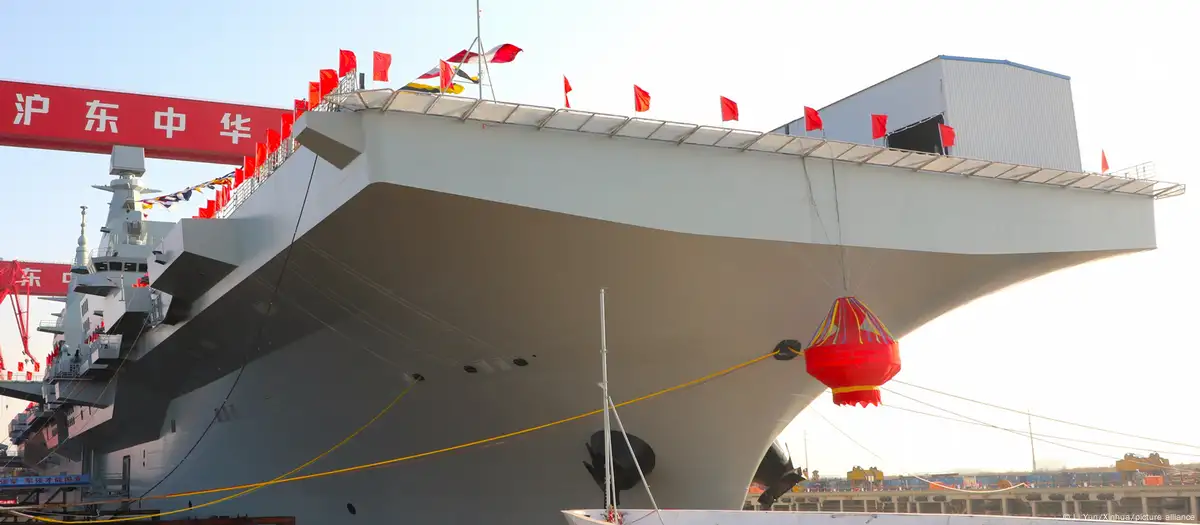 China launches new generation assault ship 'Sichuan'