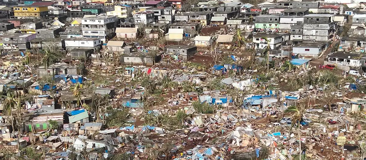 Emmanuel Macron vows to visit cyclone-hit Mayotte