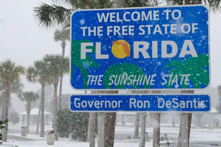 US: Deep freeze hits Florida, Louisiana