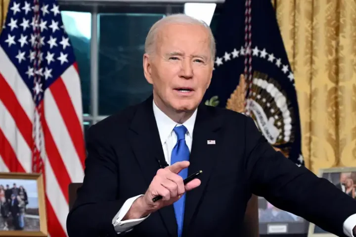 Joe Biden warns against rising 'oligarchy' in final speech