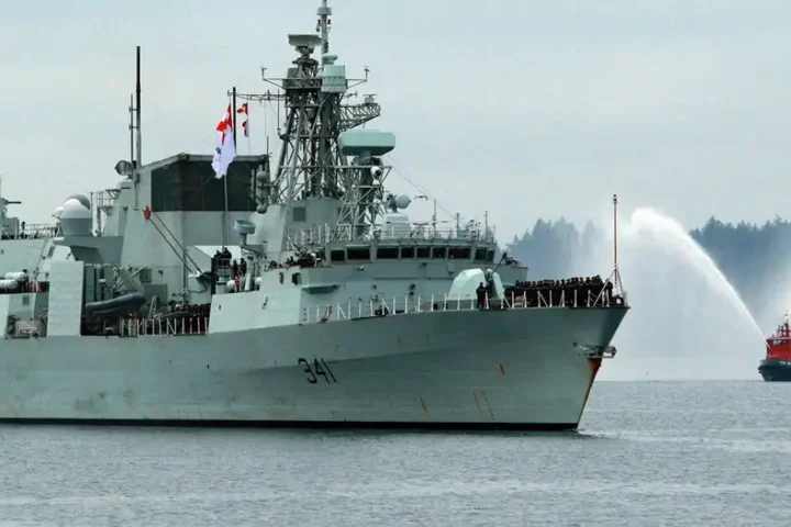 Canadian warship passing through Taiwan Strait irks China