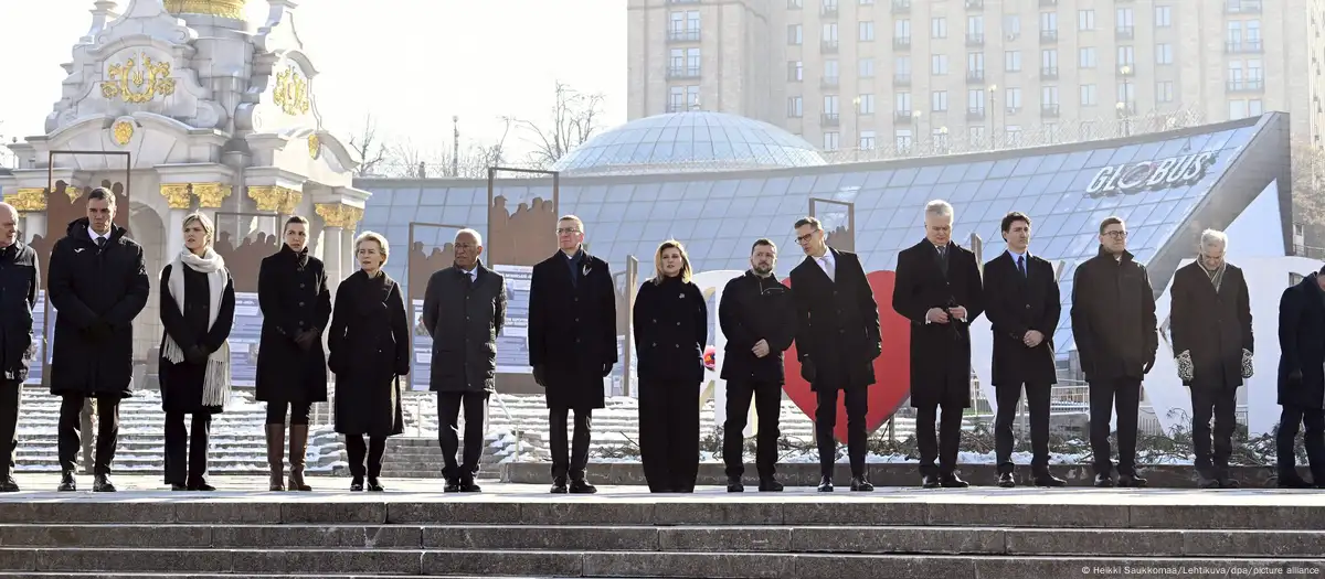 EU leaders in Kyiv on third anniversary of Russia's invasion