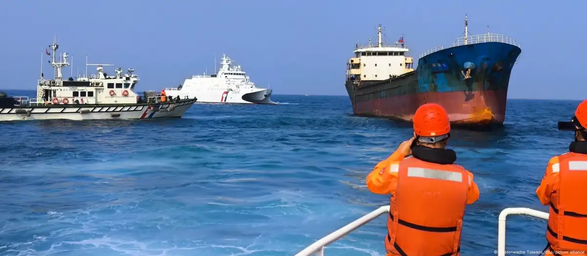 Taiwan detains China-crewed ship after undersea cable cut