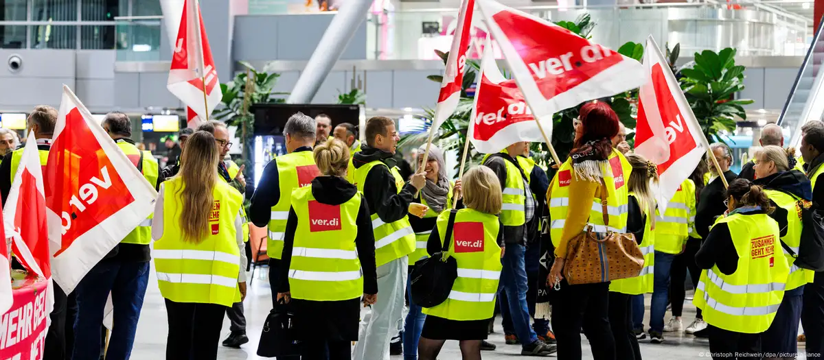 Germany: Flights canceled as workers strike at 13 airports