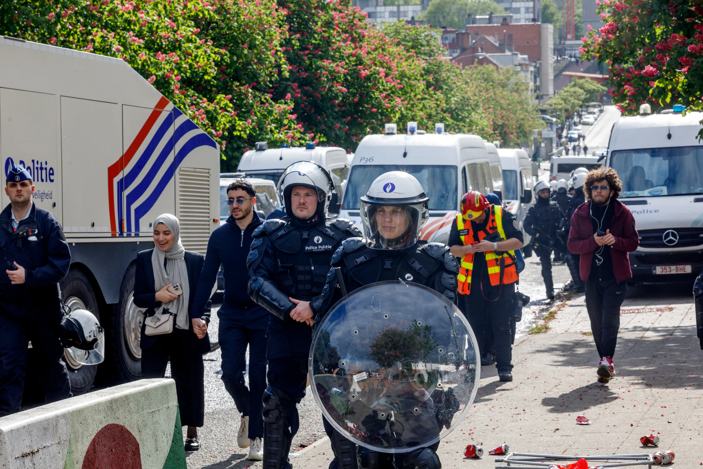 Club Brugge supporter injured by bullet after Belgian Cup final