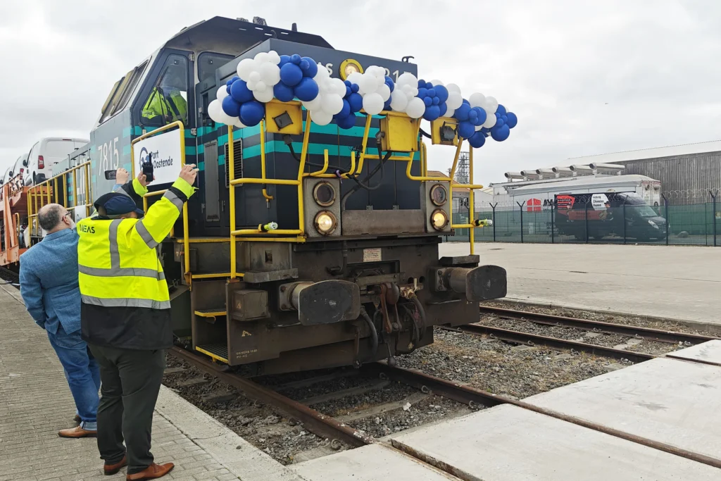 Port of Ostend launches first car train, boosts focus on sustainable transport