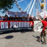 Protest marches and political rallies mark Labour Day