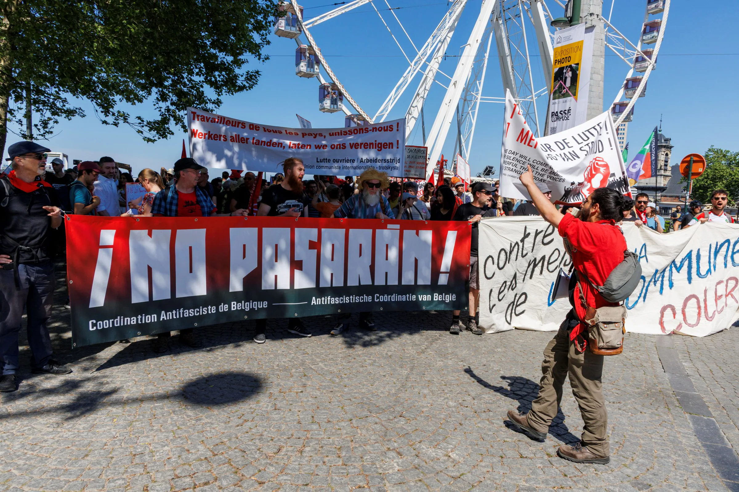Protest marches and political rallies mark Labour Day