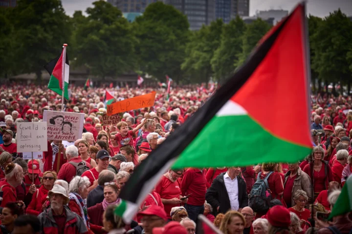 Protests across Flanders this weekend urge solidarity with Gaza