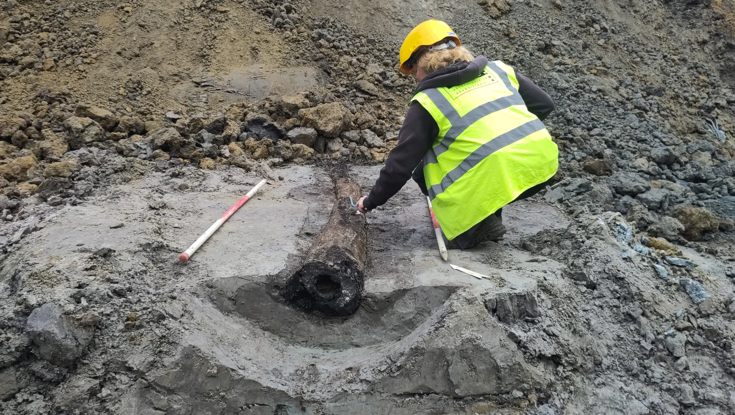 Roman wooden water pipe discovered in Leuven