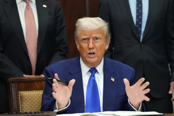 US president Trump threatens EU with 50% tariffs from June