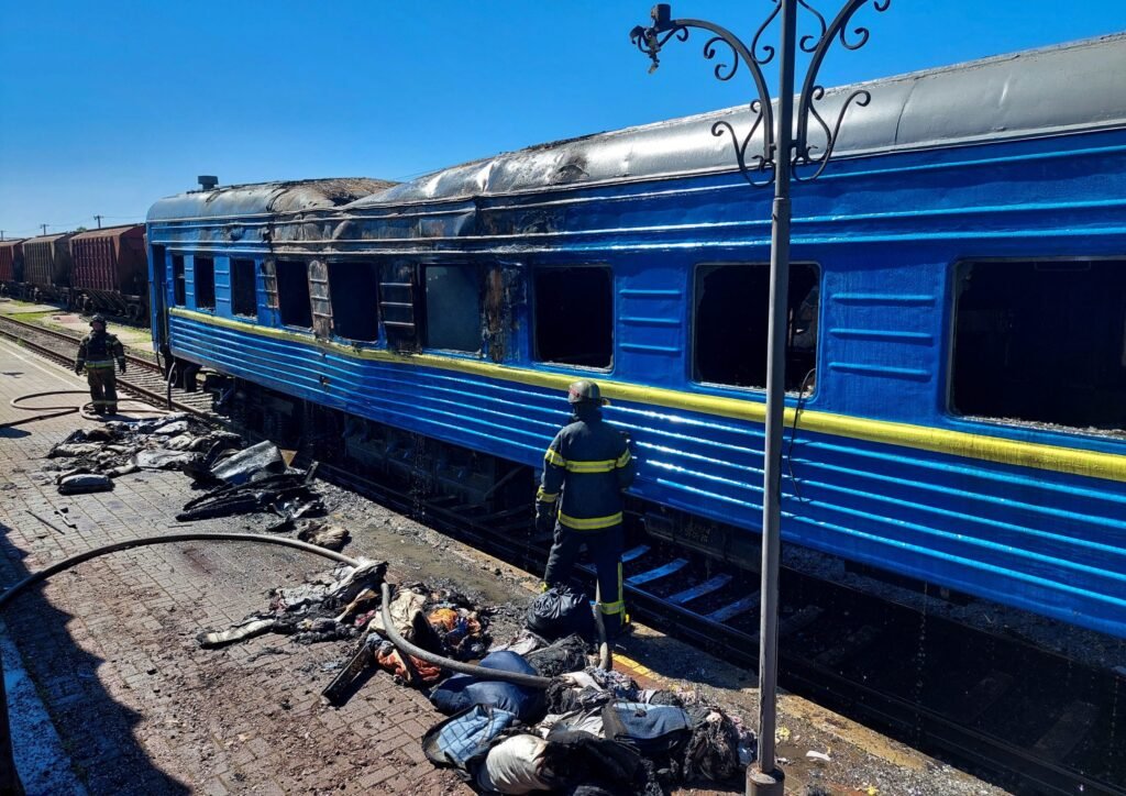 Russia Strikes Ukrainian Passenger Train: Children Among the Injured
