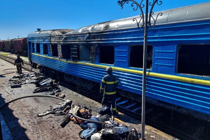 Russia Strikes Ukrainian Passenger Train: Children Among the Injured