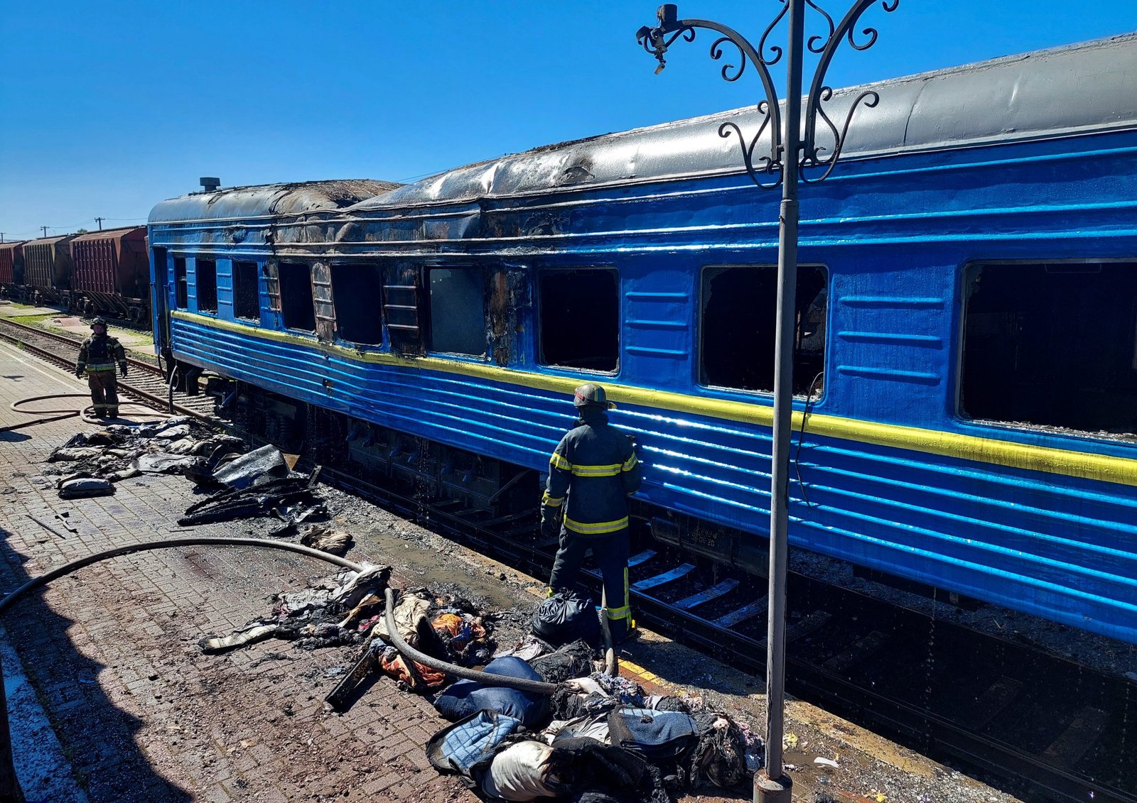 Russia Strikes Ukrainian Passenger Train: Children Among the Injured