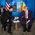 Trump shifts tone on Ukraine after NATO summit meeting with Zelensky