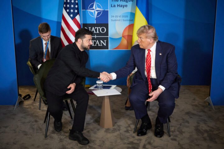 Trump shifts tone on Ukraine after NATO summit meeting with Zelensky