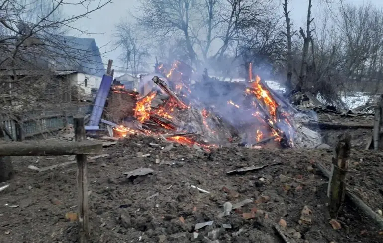 Russians launch a massive drone strike on village in Sumy region, casualties reported