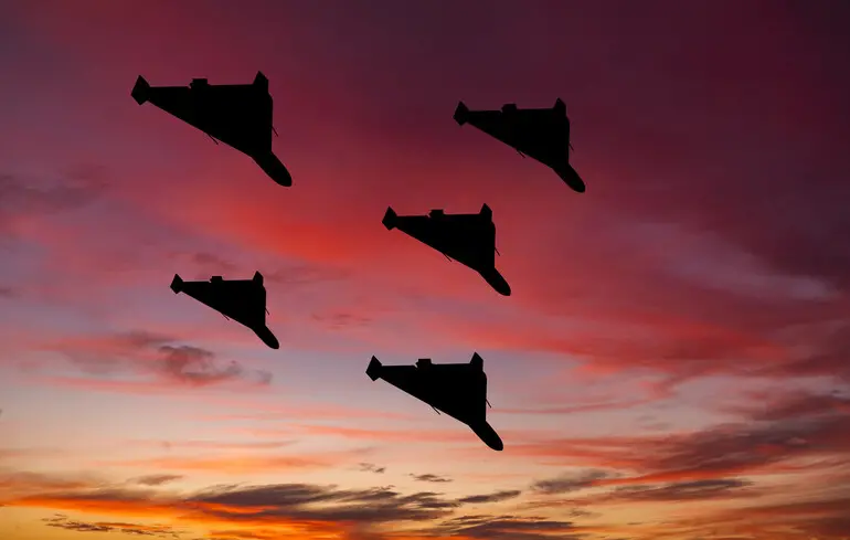 Russians launched nearly a hundred drones at Ukraine, most were shot down by air defense