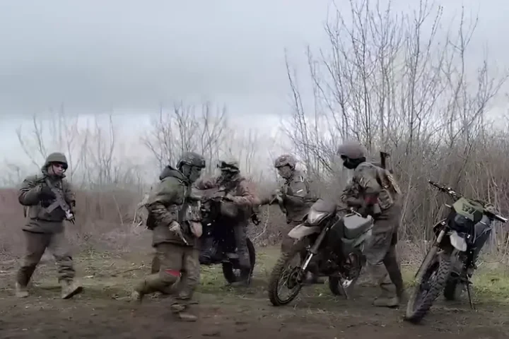 Russians on motorcycles attempt to break into Dnipro region