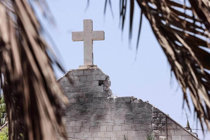 Israel strikes Gaza's sole Catholic church
