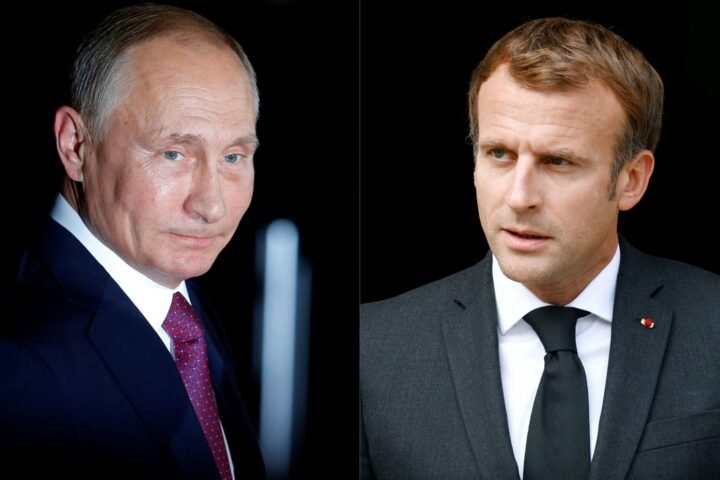 Macron urges Putin to end Ukraine war in first call since 2022
