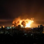 Moscow unleashes largest drone strike on Kyiv as Western resolve appears to falter